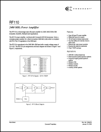 RF110 Datasheet