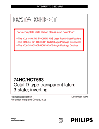 74HCT563D Datasheet