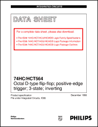 74HC564D Datasheet