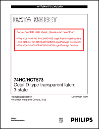 74HCT573DB Datasheet