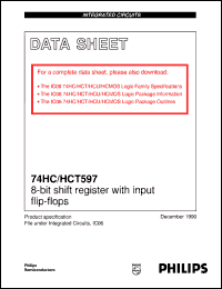 74HCT597DB Datasheet