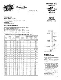 1N4101UR-1 Datasheet