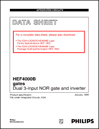 HEF4000BPB Datasheet
