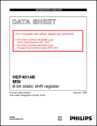 HEF4014BP Datasheet