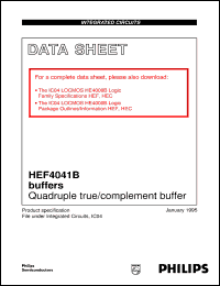 HEF4041BPB Datasheet