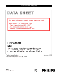 HEF4060BDB Datasheet