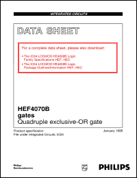 HEF4070BPB Datasheet