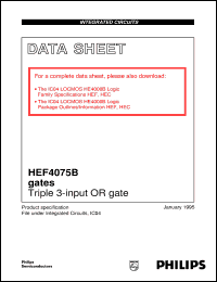 HEF4075BPB Datasheet