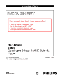 HEF4093BT Datasheet