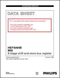 HEF4094BDB Datasheet