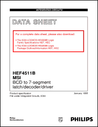 HEF4511BU Datasheet