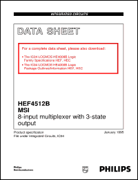 HEF4512BT Datasheet