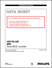 HEF4518BT Datasheet