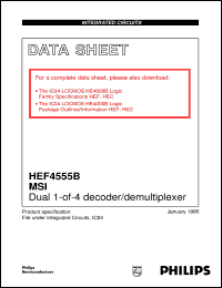HEF4555BT Datasheet