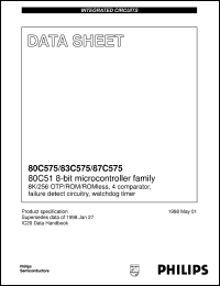 P80C575EHBB Datasheet