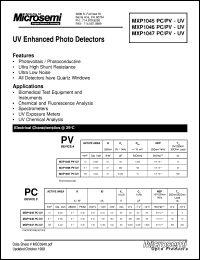 MXP1045PC-UV Datasheet