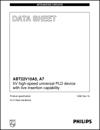ABT22V10A-BLA Datasheet