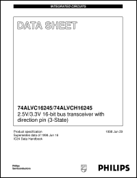 74ALVC16245DL Datasheet