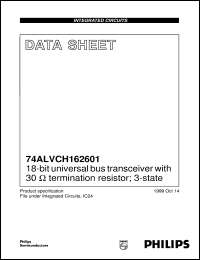 74ALVCH162601DGG Datasheet