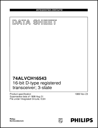 74ALVCH16543DGG Datasheet