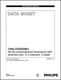 74ALVCH32501 Datasheet