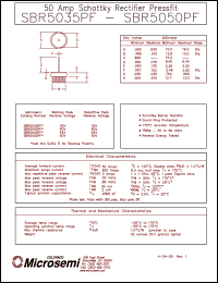 SBR5050PF Datasheet