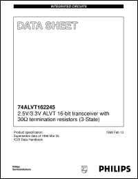 74ALVT162245DL Datasheet