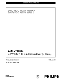 74ALVT16344DL Datasheet