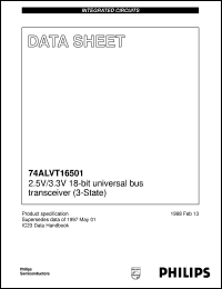 74ALVT16501DL Datasheet