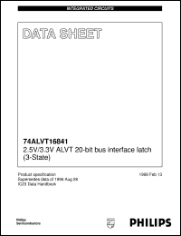 74ALVT16841DL Datasheet