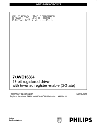 74AVC16834 Datasheet