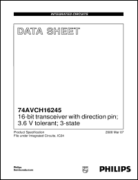 74AVCH16245 Datasheet