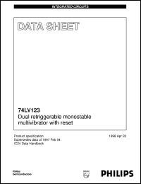 74LV123DB Datasheet