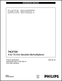 74LV154D Datasheet