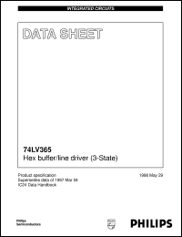 74LV365D Datasheet