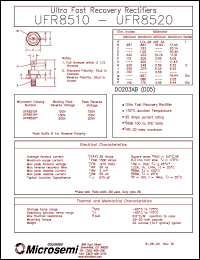 UFR8515 Datasheet