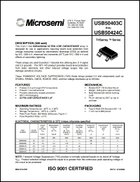 USB50403C Datasheet