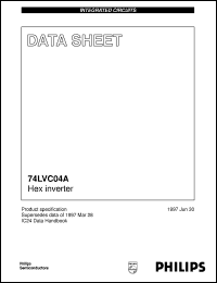 74LVC04ADB Datasheet