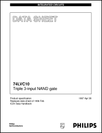 74LVC10PW Datasheet
