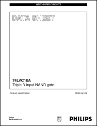 74LVC10ADB Datasheet