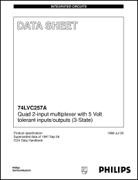 74LVC257ADB Datasheet