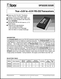 SP3222ECP Datasheet