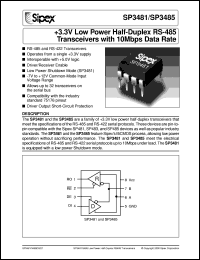SP3485CP Datasheet