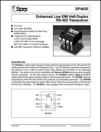 SP483ECP Datasheet