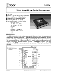 SP504MCF Datasheet