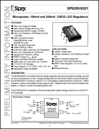 SP6201EM5-2-7 Datasheet