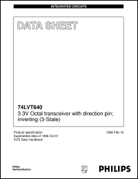 74LVT640D Datasheet