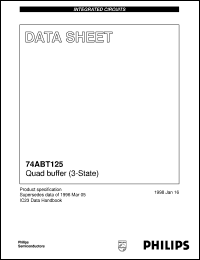 74ABT125D Datasheet