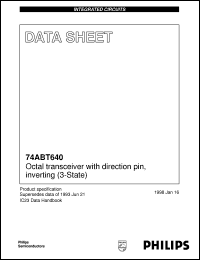 74ABT640PW Datasheet
