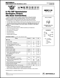 MOC119 Datasheet